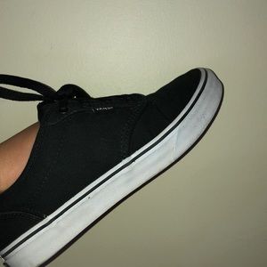 (Slightly Used) Boys Black Vans
